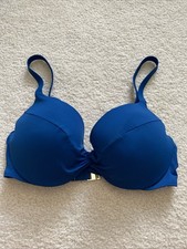 Victoria's Secret 34D Swim Top in blue
