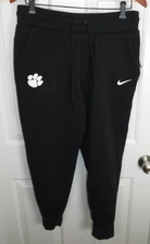 Nike Tech Fleece Jogger Pants Clemson Tigers Logo Womens Medium CW4292-010