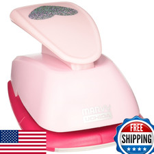 UCHIDA Marvy Uchida Clever Lever Mega Craft Punch, Heart