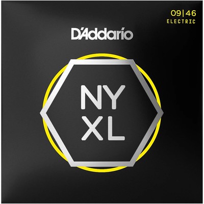 D'Addario NYXL Nickel Wound Super Light Top Bottom Electric Guitar Strings 9-46