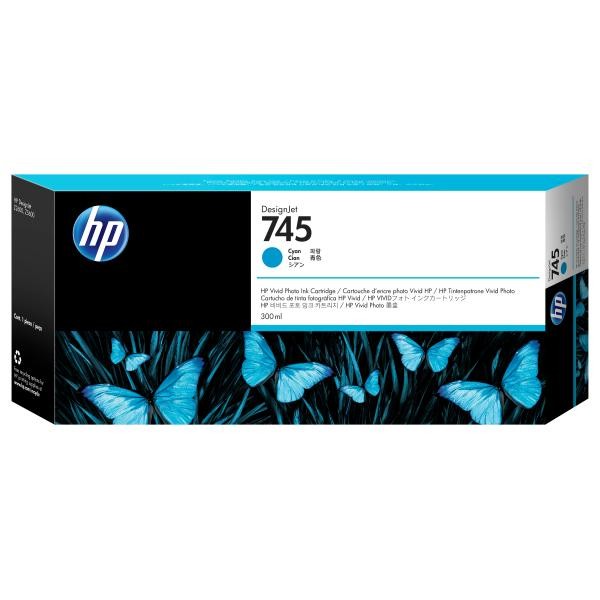 HP 745 - 300 ml - Capacità elevata - Ciano