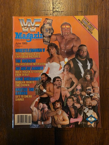 Juni 1989 WWF Magazin Wrestlemania V Hogan, Savage, Andre, Rude - Bild 2 von 18