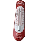 Vintage Drink Coca Cola Sign - Refresh Yourself Ad Sign on Porcelain Thermometer