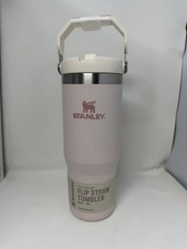 Stanley 30 oz Stainless Steel Ice Flow 2.0 Flip Straw Tumbler Rose Quartz