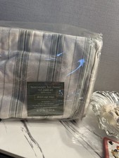 Sonoma Heavyweight 5oz Flannel Full Sheet Set Desert Sage Stripe