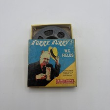 W.C Fields Comedy - Castle Films 817 Hurry Hurry Projector Film Reel - Vintage
