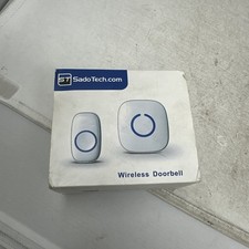 SadoTech matte black Wireless Receiver Doorbell  Chime For Home - New.