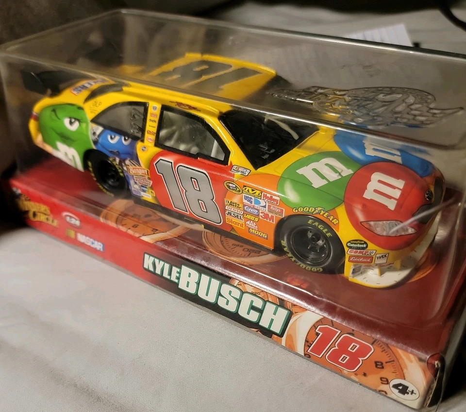 M&M’s Kyle Busch #18 , Winners Circle, 1:24, 2008 CLEAR CASE - Image 4 of 4