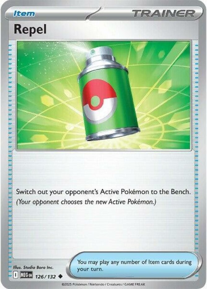 Pokemon Repel - 126/132 - Uncommon NM-Mint Mega Evolution Base Set