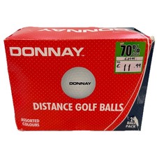 Donnay Distance Golf Balls 24 Pack White / Coloured New