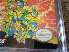 Teenage Mutant Ninja Turtles II: The Arcade Game NES CGC graded 8.0 in box