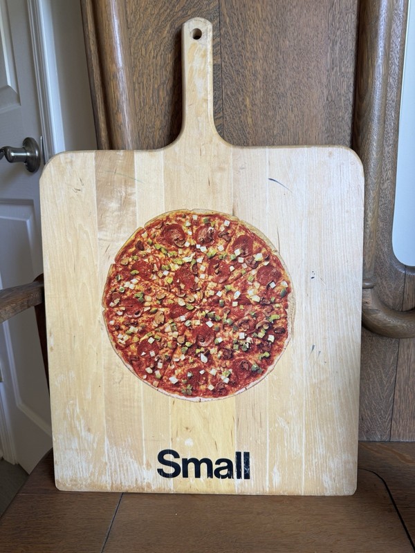 Original Pizza Hut Wooden Pizza Peel. Small Size Pizza- Rare Find!