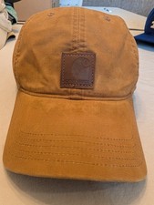 Carhartt Hat Adjustable Canvas Patch Brown T2...