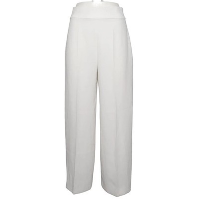Zara Woman, Palazzohose, Größe: S, Weiß, Einfarbig, Damen #Vto