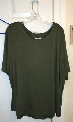 NEW Women's green Swing top size 3X by CUPIO