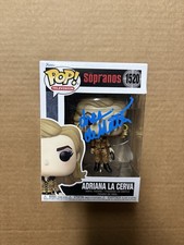 Drea de Matteo Signed The Sopranos #1520 Adriana La Cerva Funko JSA Witness COA
