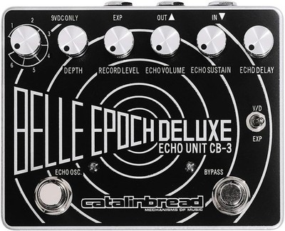 Catalinbread Belle Epoch Deluxe Effektgerät, Pedal, Schwarz / Silber