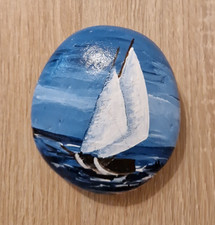 Handbemalter Stein mit