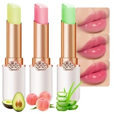 3Pcs Magic Color Changing Lipstick Long Lasting Waterproof 24 Hours Original