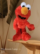 Sesame Street Elmo Plush Animal Toy Red Soft Huggable Doll Kids Gift Talks