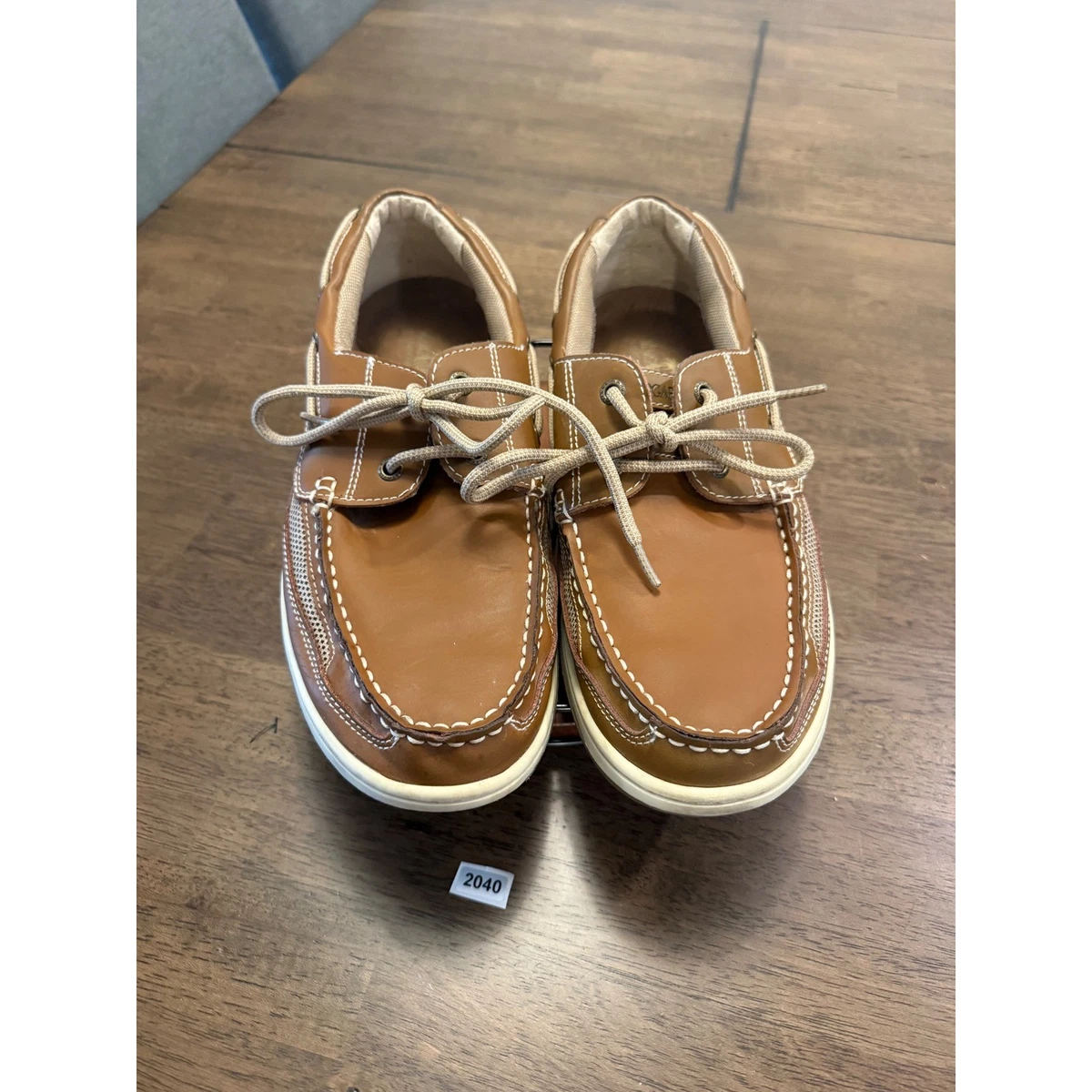 Margaritaville Boat Shoes Mens Size 13 Lace Up Brown Leather Casual 81jCyCR+ZOL._AC_UY900_.jpg main image 3
