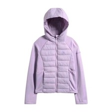Spyder Girls Hooded Mixed- Media Jacket Lavender Sz 14/16