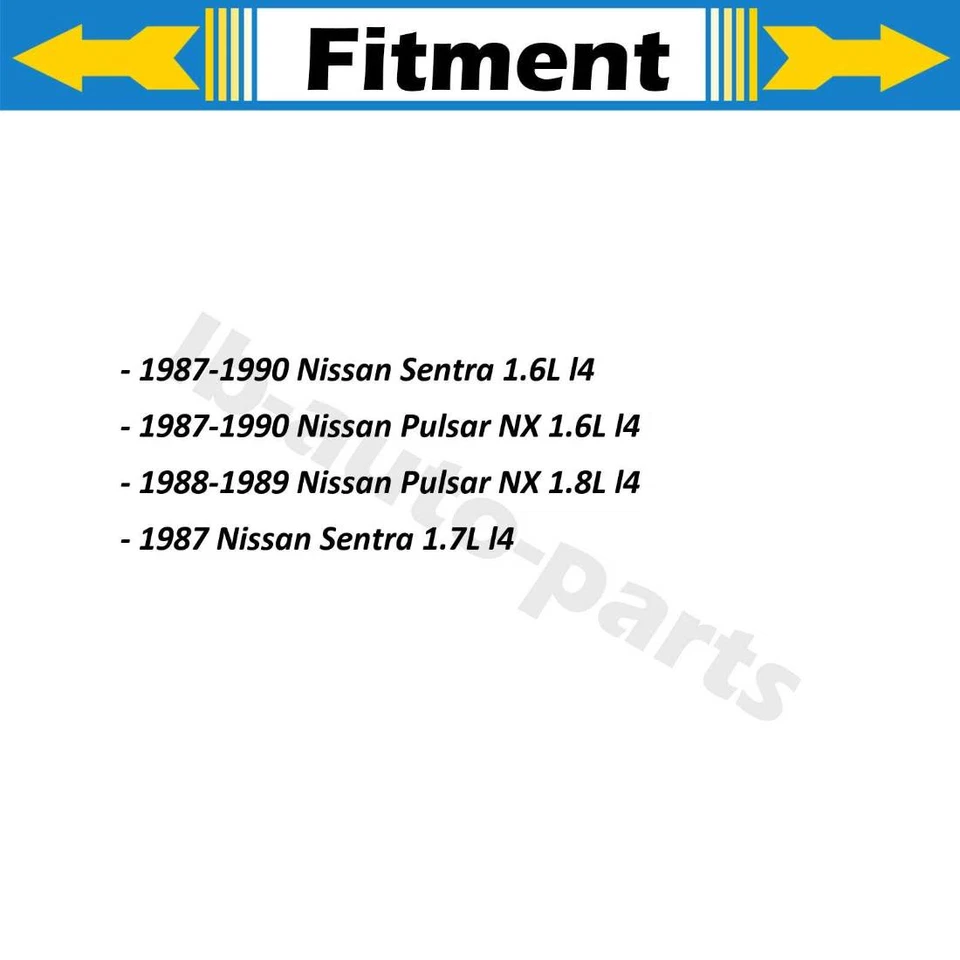 Front Lower Control Arm w/ Ball Joint 2x Fits Nissan Pulsar NX 1.8L 1988-1989 - Image 2 of 4