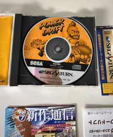 SEGA Power Drift Sega Saturn Racing Game NTSC-J Spine inc complete!