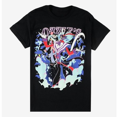 Helluva Boss Fizzarolli Asmodeus Clouds T-Shirt Unisex DTG Print