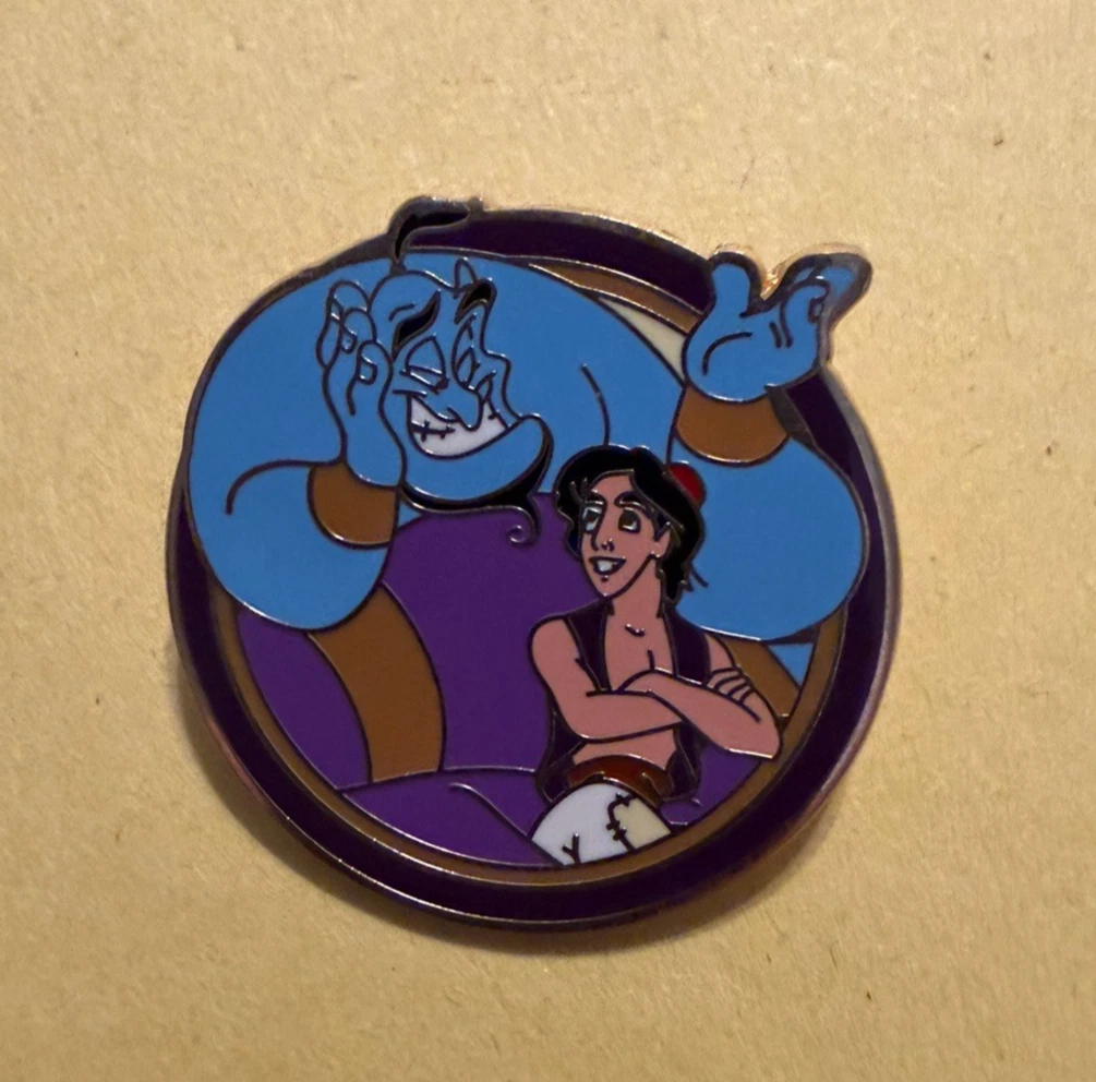 Disney Pin Best Friends Mystery Pack Aladdin and Genie Retired