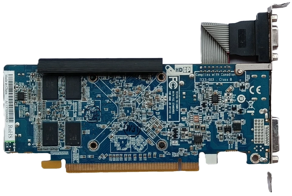 SCHEDA GRAFICA/SCHEDA VIDEO SAPPHIRE AMD Radeon HD 5450, 2GB DDR3 DVI, HDMI, VGA - Immagine 2 di 4