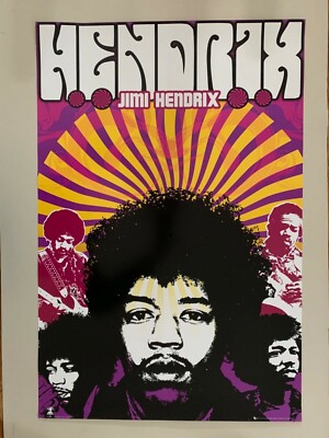 JIMI HENDRIX, AUTHENTIC LICENSED 2007 POSTER | eBay