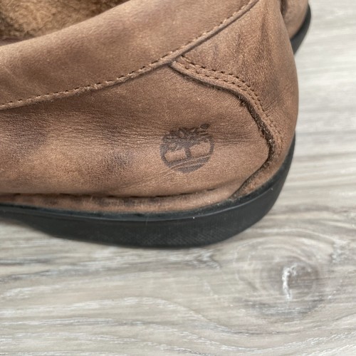 Timberland Comfort Brown Leather Loafers Shoes Mens 10W - Picture 5 of 7