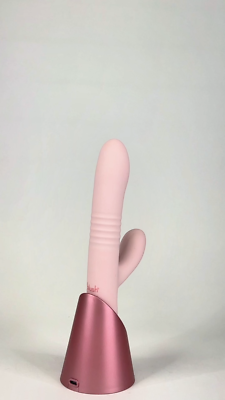 Blush Fraya 9.5 Inch Silicone G Spot Vibrator Clit Stim Sex Toy For Women