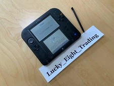 Nintendo 2DS Clear Black Console Stylus Japanese ver [H]