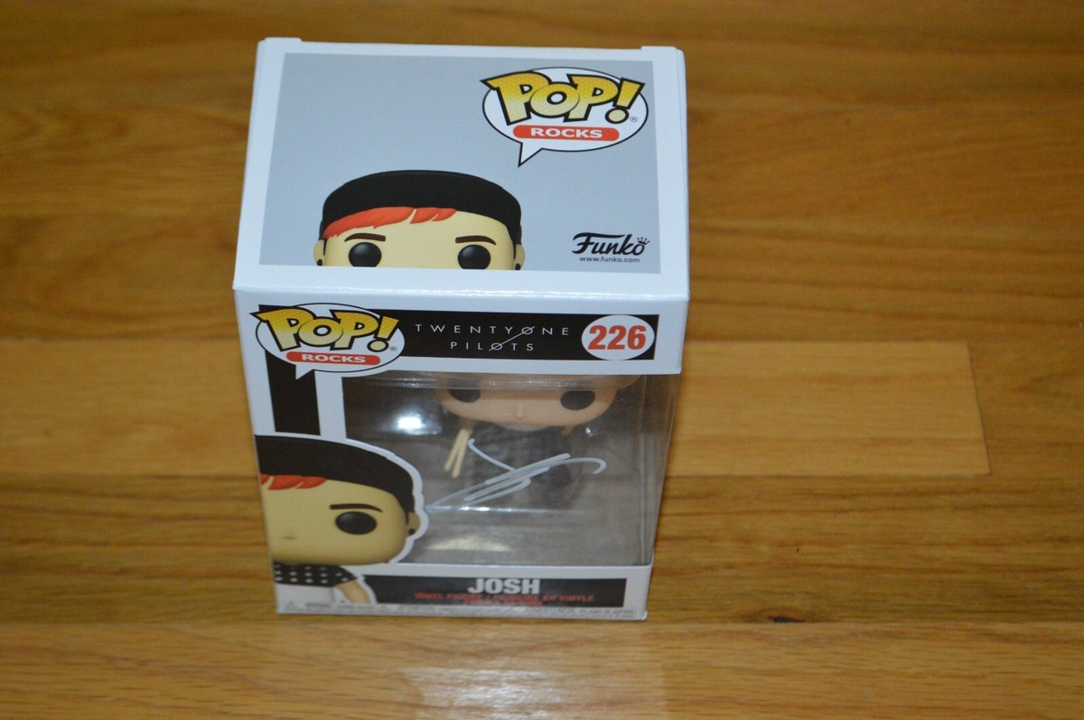 Twenty One Pilots Josh Dun Signed Funko Pop Vinyl Figure #226 with