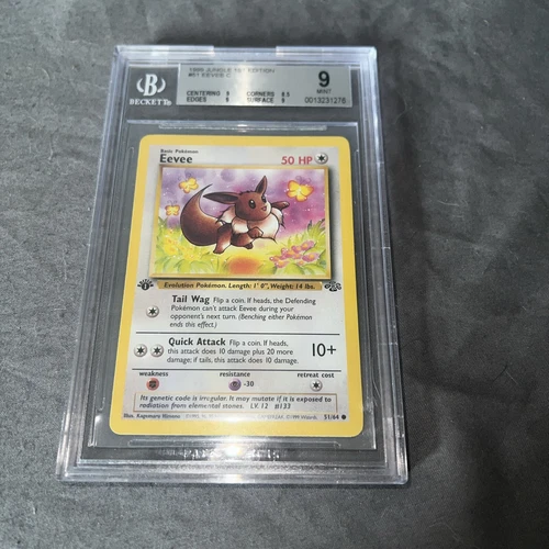 1999 Pokemon Jungle 1st Edition #51 Eevee PSA 9 MINT