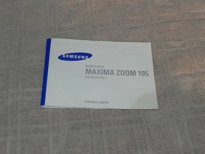 Samsung Maxima Zoom 105 35mm Camera Owners Instruction Manual Ebay
