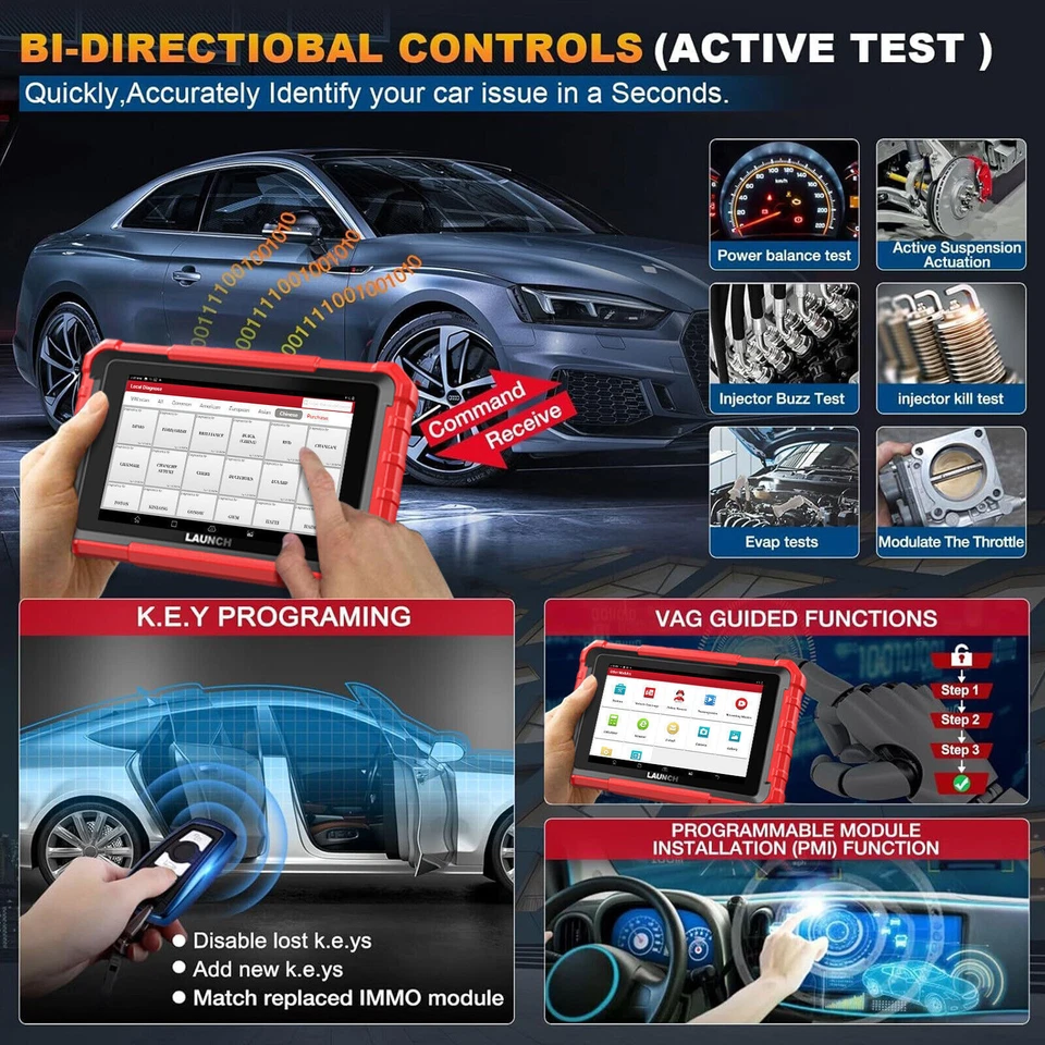 2025 LAUNCH X431 PRO ELITE PRO3S+ PRO 5 Strumento Diagnostica Auto Codifica ECU - Immagine 4 di 4