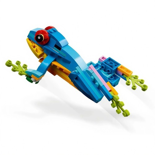 Unique Creator 3 in 1 Exotic Parrot Building Toy Set, Transforms to 3 Animal - Picture 7 of 7