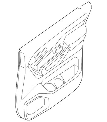 Genuine Nissan Door Trim Panel 82901-9FA1C