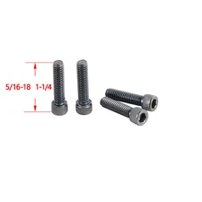 Black Handlebar Riser Top Clamp Cover Mounting Bolts Screw for Harley Touring XL