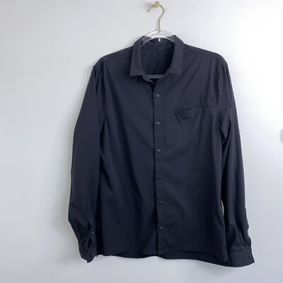 Lululemon The Closer Long Sleeve Button Down Shirt Mens Size L Large Black | eBay Lululemon The Closer Long Sleeve Button Down Shirt Mens Size L Large Black | eBay