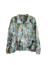Koret Sport Women's Petite Sz Pxl Multicolor Vintage Jacket Ls