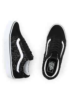 VANS Sneaker Neu Old Skool Boucle Sequins schwarz Schnürschuh Gr.47 US13 UK12