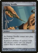 Pithing Needle 10th Edition HEAVILY PLD Artifact Rare MAGIC MTG CARD ABUGames