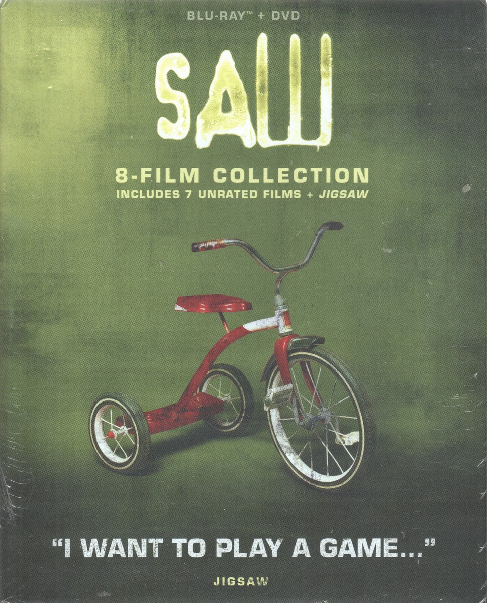 Saw: 8-Film Collection (Blu-Ray/DVD, 2020) Saw I-VI, Final