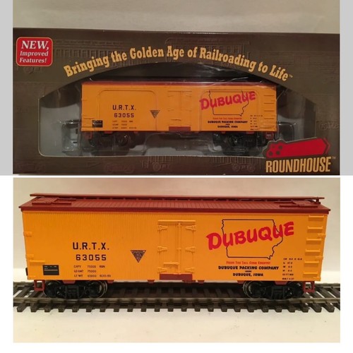 Coche caja refrigeradora de carne Athearn Roundhouse 85497 36’ ~ Dubuque Packing Company (URTX) | Zustand: New
