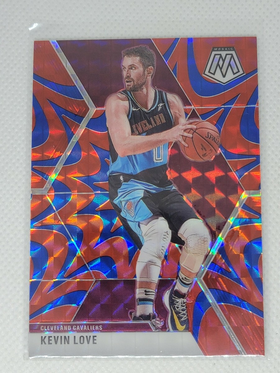 2019-20 Panini Mosaic Kevin Love Blue Reactive Prizm #157 A7A | eBay