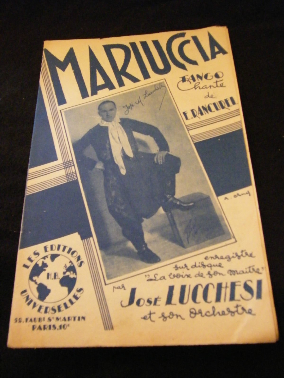 Partition Mariuccia Rancurel Lucchesi Viva Aruza Feijoo Music Sheet